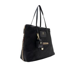 Gattinoni COLORSOUL BIGE98201WZCBP8 L. Shopping Hobo Nylon Donna Black 2