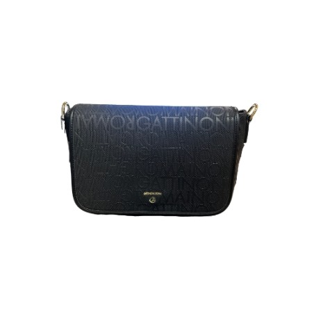 Gattinoni BEN4C8747WVP000 Charlie Flap Bag  Borsa Tracolla Donna Nero