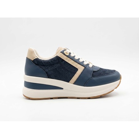 Gattinoni Planetarium New EDISON 6338 Scarpe Donna Sneakers Stringate Denim Classic