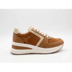 Gattinoni Planetarium New EDISON 6338 521 Scarpe Donna Sneakers Stringate Tan Classic