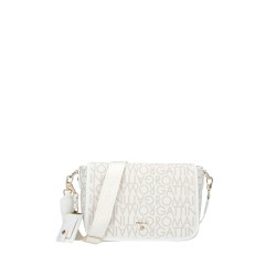 Gattinoni BEN4C8747WVP802 Charlie Flap Bag  Borsa Tracolla Donna Bianco