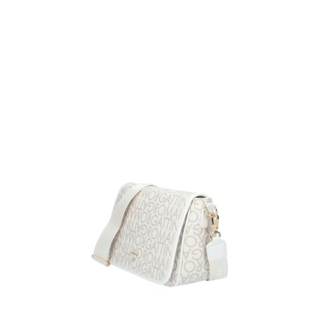 Gattinoni BEN4C8747WVP802 Charlie Flap Bag  Borsa Tracolla Donna Bianco