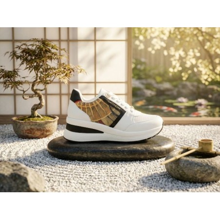 Gattinoni Planetarium New EDISON 6338 Scarpe Donna Sneakers Stringate White Classic