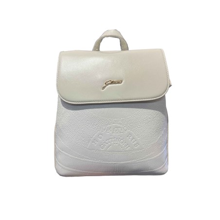Gattinoni BIGKP8268WVK800 Planetarium Backpack Lather Zainetto Donna Bianco