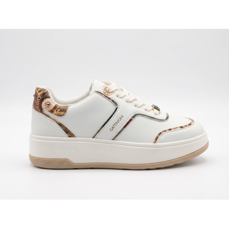Gattinoni Planetarium New ROSS 6339 854 Scarpe Donna Sneakers Stringate White Classic