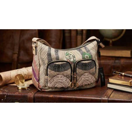 Gattinoni MAYA BIGMX6728WIL003 Hobo Nylon Donna Beige