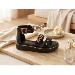 Paciotti 4US M25019 Sandali Bambina con Cinturino Velcro Regolabile Black 2