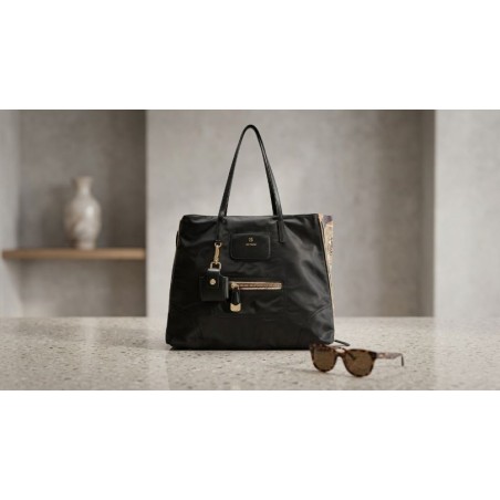 Gattinoni COLORSOUL BIGE98201WZCS17 L. Shopping Hobo Nylon Donna Black