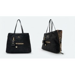 Gattinoni COLORSOUL BIGE98201WZCS17 L. Shopping Hobo Nylon Donna Black 2
