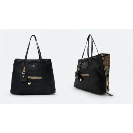 Gattinoni COLORSOUL BIGE98201WZCS17 L. Shopping Hobo Nylon Donna Black
