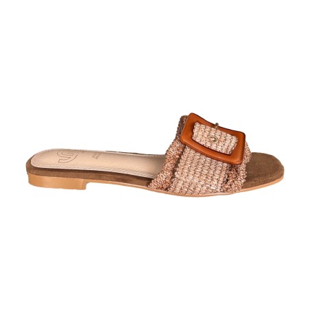Gold & Gold GK223 Ciabatta Donna Con Accessorio Brown