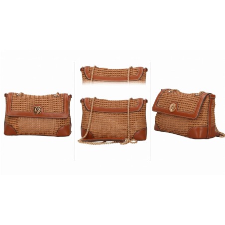 Gattinoni CHARLENE BEN268759WVP521 Borsa Tracolla Donna Tan