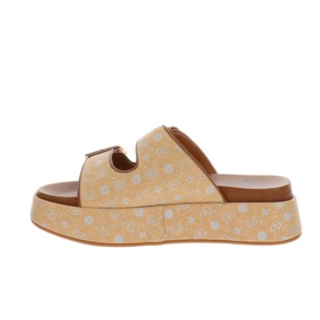 Paciotti 4US UMZ11 Sandali Ciabatta Donna con Doppia Fascia Regolabile Brown