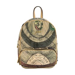 Gattinoni BEGPL6672WPQ003 Planetarium  Medium Backpack Zaino Donna Watercolor Beige