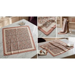 Gattinoni Teodosia AENTD2079WPOTR3 Foulard Donna 90x90 cm Travertino