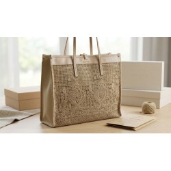 Gattinoni FERNANDA BEN268794WZC502 Shopping Bag M. Donna Beige