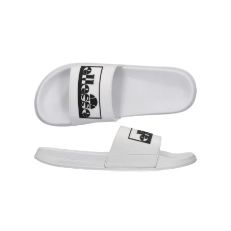 Ellesse YAM Adelaide 026 Ciabatte Mare Piscina Fascia Larga con Logo Off White