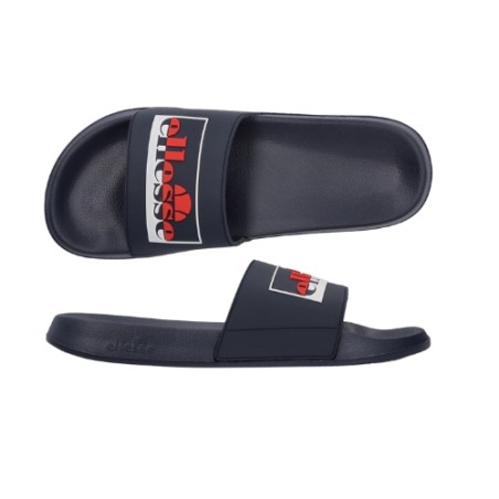 Ellesse YAM Adelaide 026 Ciabatte Mare Piscina Fascia Larga con Logo Navy Red