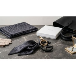 Gattinoni BEN268790WOO000 Charm Portachiave in Resina Nero