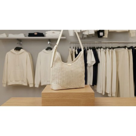 Gattinoni CHARLENE BEN268763WVP802 L.Hobo Donna Off White