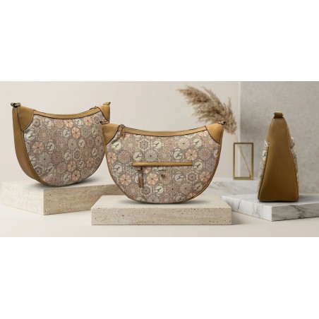 Gattinoni TEODOSIA BENTD8618WZTTR3 Daily L. Hobo Borsa Donna New Teodosia Travertino