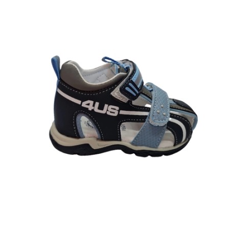 Paciotti 4US M25037 Sandali Bambino con Velcro Blu