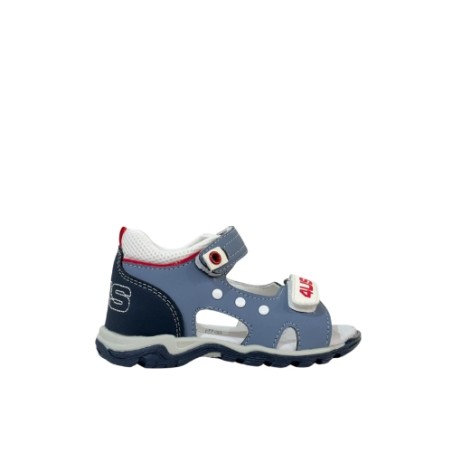 Paciotti 4US M25039 Sandali Bambino con Velcro Ligth Blu