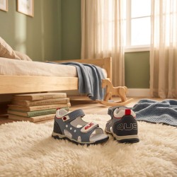 Paciotti 4US M25039 Sandali Bambino con Velcro Ligth Blu 2