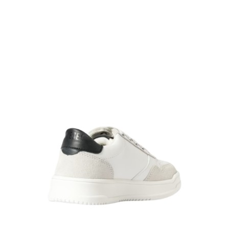 Diesel S CASCOUN  Sneaker Bambini Stringate White Natural Black
