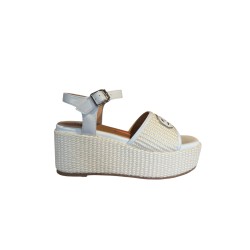 Paciotti 4US UZM04 Sandali Donna Platform Con Fascia White
