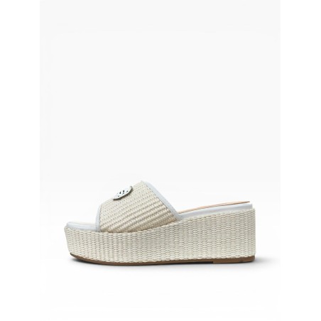 Paciotti 4US UZM04 Sandali Ciabatta Donna Platform Con Fascia White