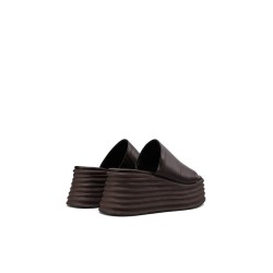 Queen Helena S3011 Sandalo Ciabatta Donna Platform Nero 2