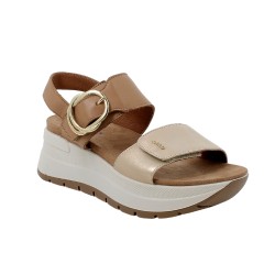 IGI&CO 1178011 Sandalo Donna Platform con Fascia Regolabile a Strappo Platino Biscotto 2