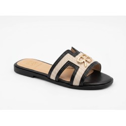 Renato Balestra WS 3 Ciabatta Donna Con Fascia Larga Black 2