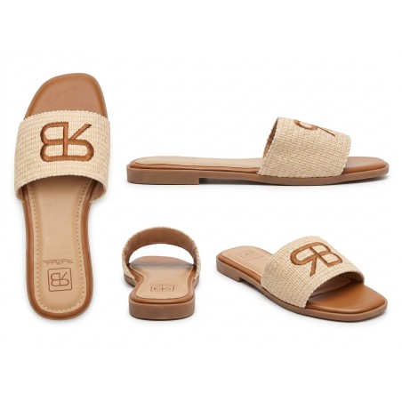 Renato Balestra WS 6 Ciabatta Donna Con Fascia Larga Brown