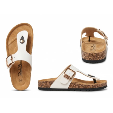 Renato Balestra RB 101 Ciabatta Infradito Donna con Fibbia White
