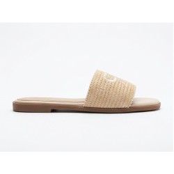 Renato Balestra WS 6 Ciabatta Donna Con Fascia Larga Beige