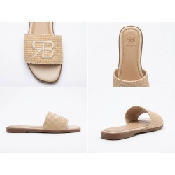Renato Balestra WS 6 Ciabatta Donna Con Fascia Larga Beige 2