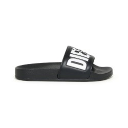 Diesel SA BWBISQOF Ciabatte Junior Unisex Mare Piscina Nero