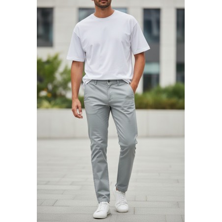 GC LUXURY NORVEGIA  Pantalone Uomo Fit Slim Grigio
