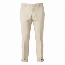 GC LUXURY NIGERIA  Pantalone Sartoriale Uomo Tasca America Slim Fit Beige