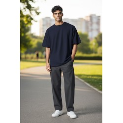 GC Luxury BV576 T-Shirt Uomo Filo di Scozia Blu 2