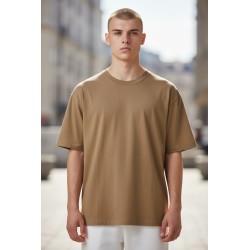 GC Luxury BV576 T-Shirt Uomo Filo di Scozia Taupe 2