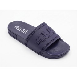 Paciotti 4US P40470 Ciabatte Uomo a Fascia con Logo Blu