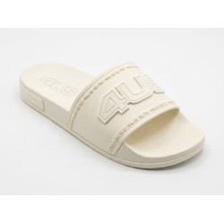 Paciotti P40470 Ciabatte Uomo a Fascia con Logo White 2