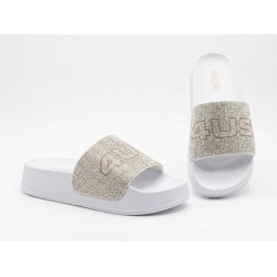 Paciotti P40471 Ciabatte Donna Platform con Fascia Bianco 2
