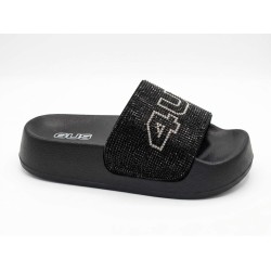 Paciotti P40471 Ciabatte Donna Platform con Fascia Black