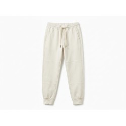 GC Wear Funky Staff Pantalone Casual Donna con Polsino alla Caviglia Bianco