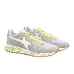 W6YZ 1B31 Just Say Wizz YAK-M Sneaker Uomo Stringate Grey White 2