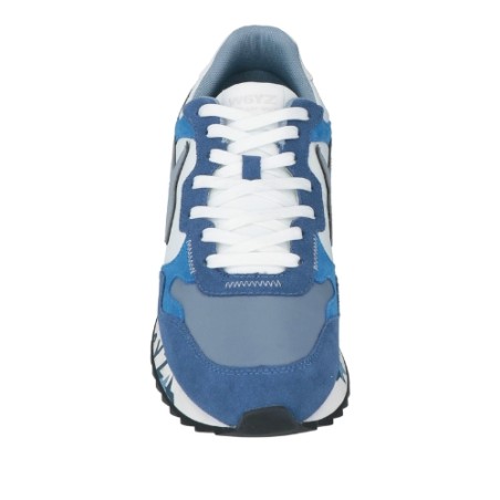 W6YZ 1C91 Just Say Wizz YAK-M Sneaker Uomo Stringate Blu Celeste Azure